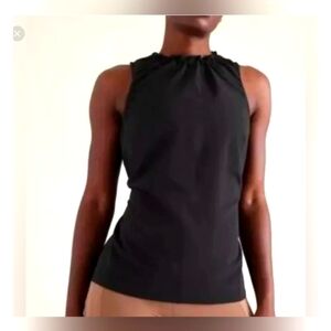 Athleta Navigate Black Cinch Tank Size XS